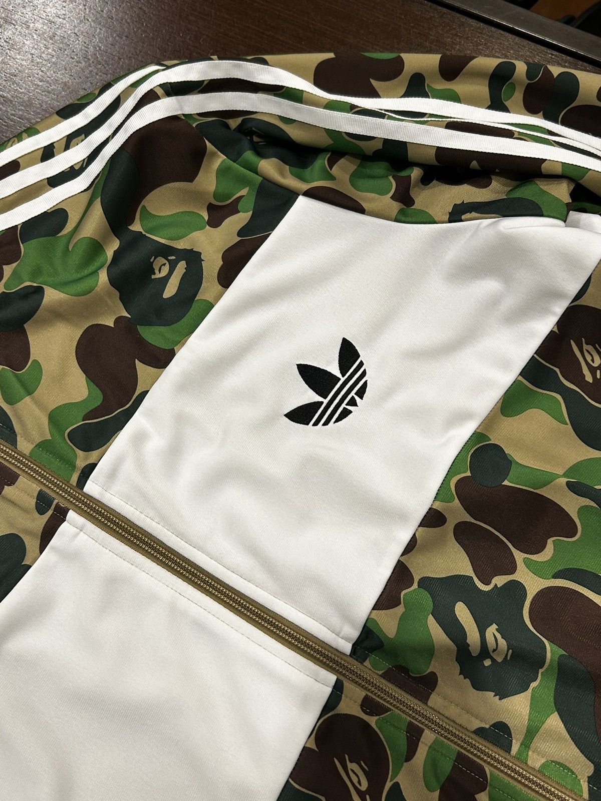 Adidas × Bape Bape X Adidas Camo Track Top Size US XL / EU 56 / 4 - 4 Thumbnail