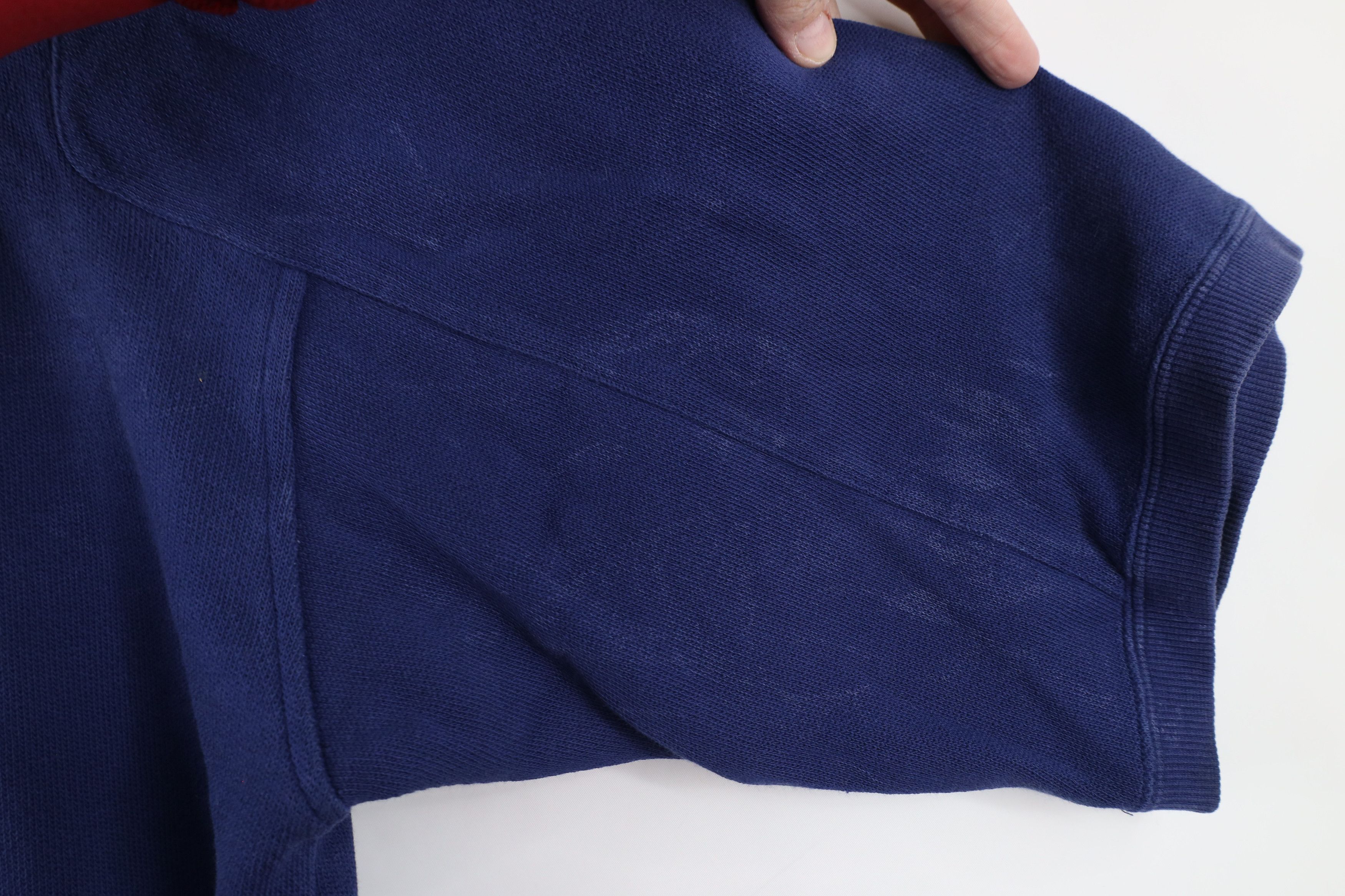 Eddie Bauer × Vintage Vintage 90s Eddie Bauer Half Zip Short Sleeve Sweatshirt Size US M / EU 48-50 / 2 - 10 Thumbnail