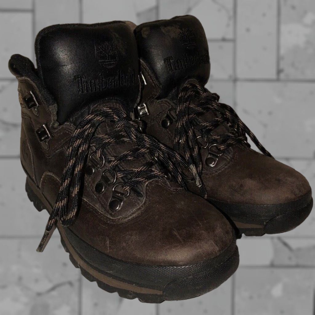 Timberland VINTAGE Timberland Mens Ankle Boots Size 7M Brown Leather Mens Footwear Size US 7 / EU 40 - 1 Thumbnail