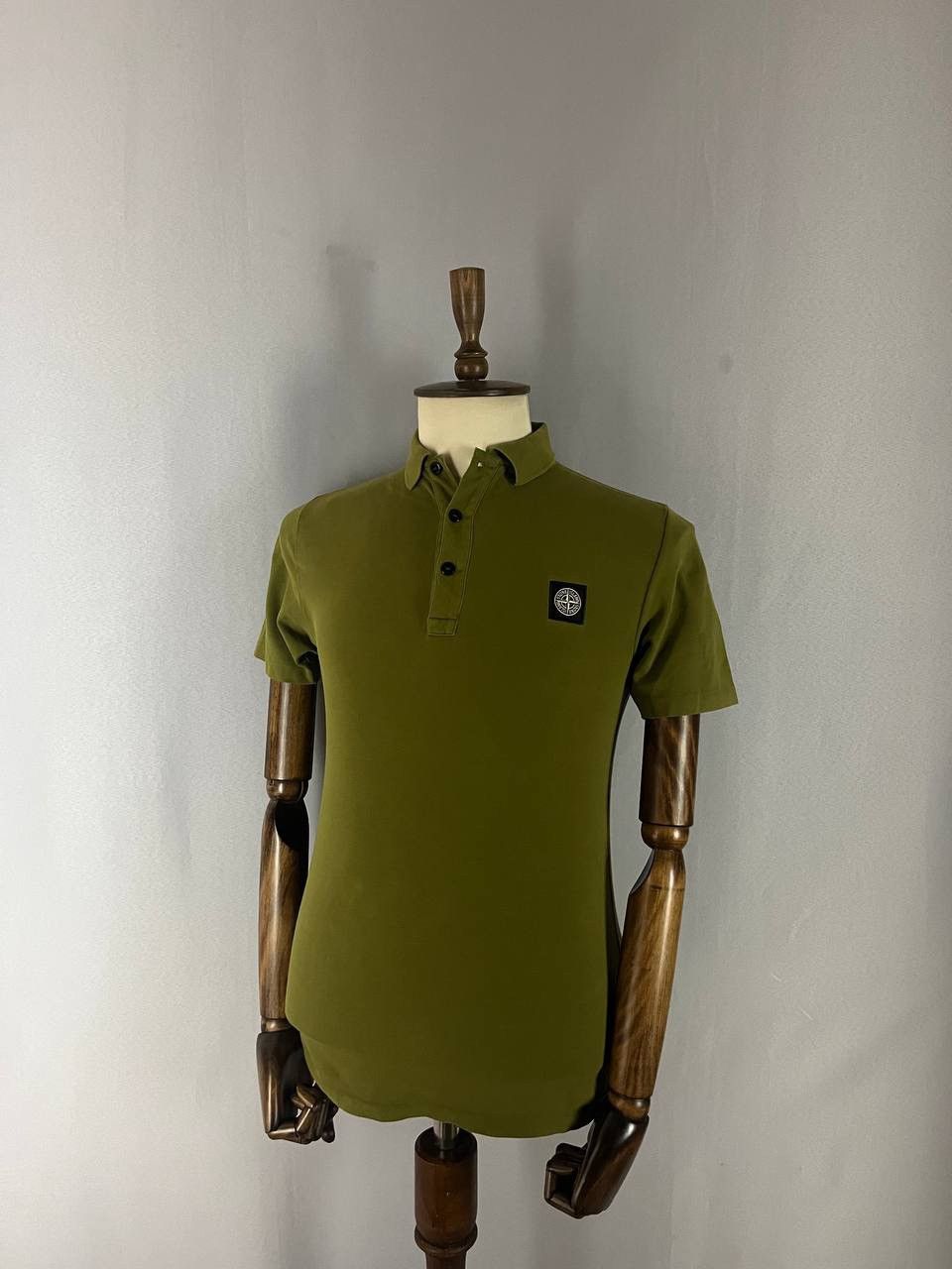 Stone Island Stone Island Polo Tee T Shirt Khaki Program Patch Size US S / EU 44-46 / 1 - 1 Thumbnail