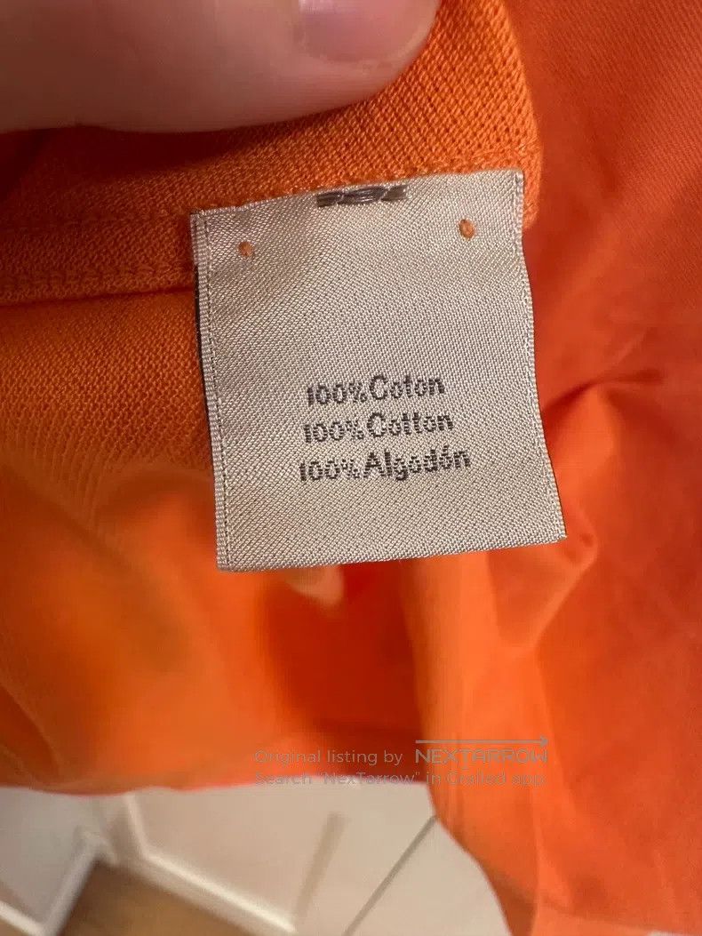 Hermes Hermes H pocket short sleeve, sunny orange Size L / US 10 / IT 46 - 4 Thumbnail