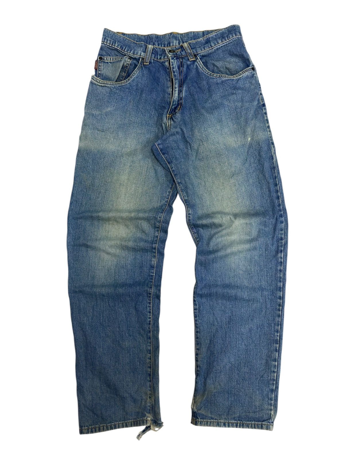 Stussy Vintage Stussy Workwear Denim Distressed Mud Wash Pant Size US 29 - 2 Thumbnail