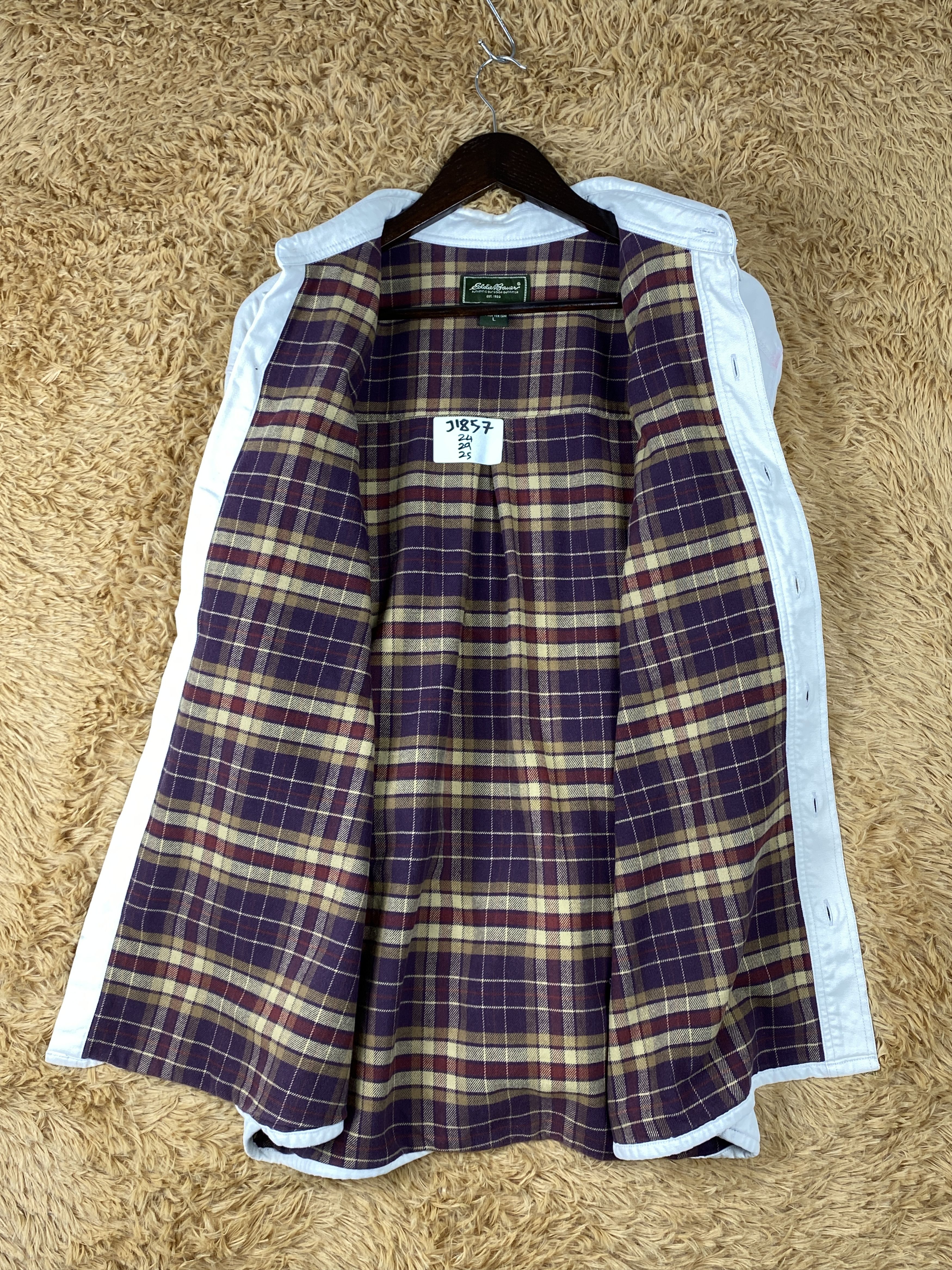 Eddie Bauer × Vintage Vintage Eddie Bauer Flannel Lining Jacket Size US M / EU 48-50 / 2 - 6 Thumbnail