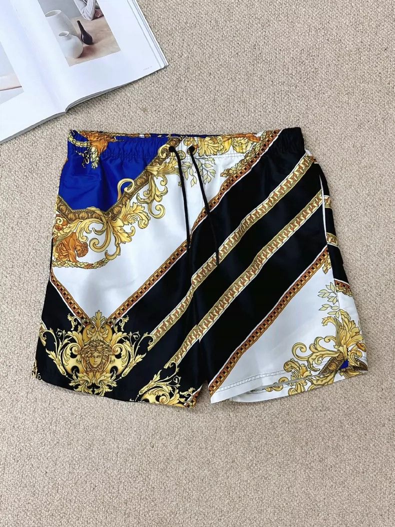Versace Baroque print casual beach shorts