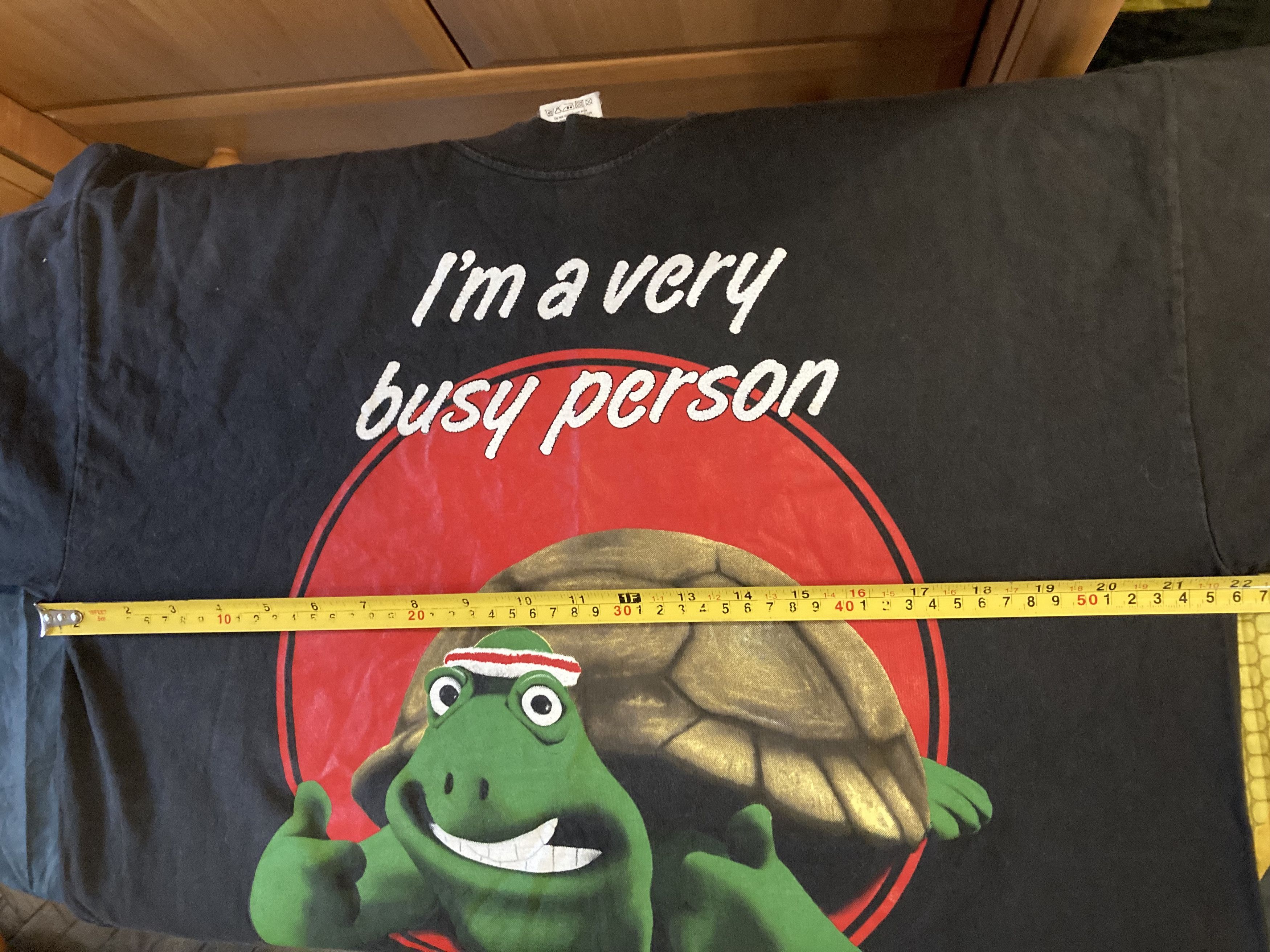 Vintage Vintage 1991 I am very busy person Wallace Gromit t-shirt Size US XL / EU 56 / 4 - 9 Thumbnail