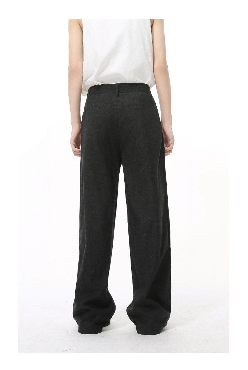 Japanese Brand × Jean Japanese retro cleanfit drape straight simple casual pants Size US 32 / EU 48 - 5 Thumbnail
