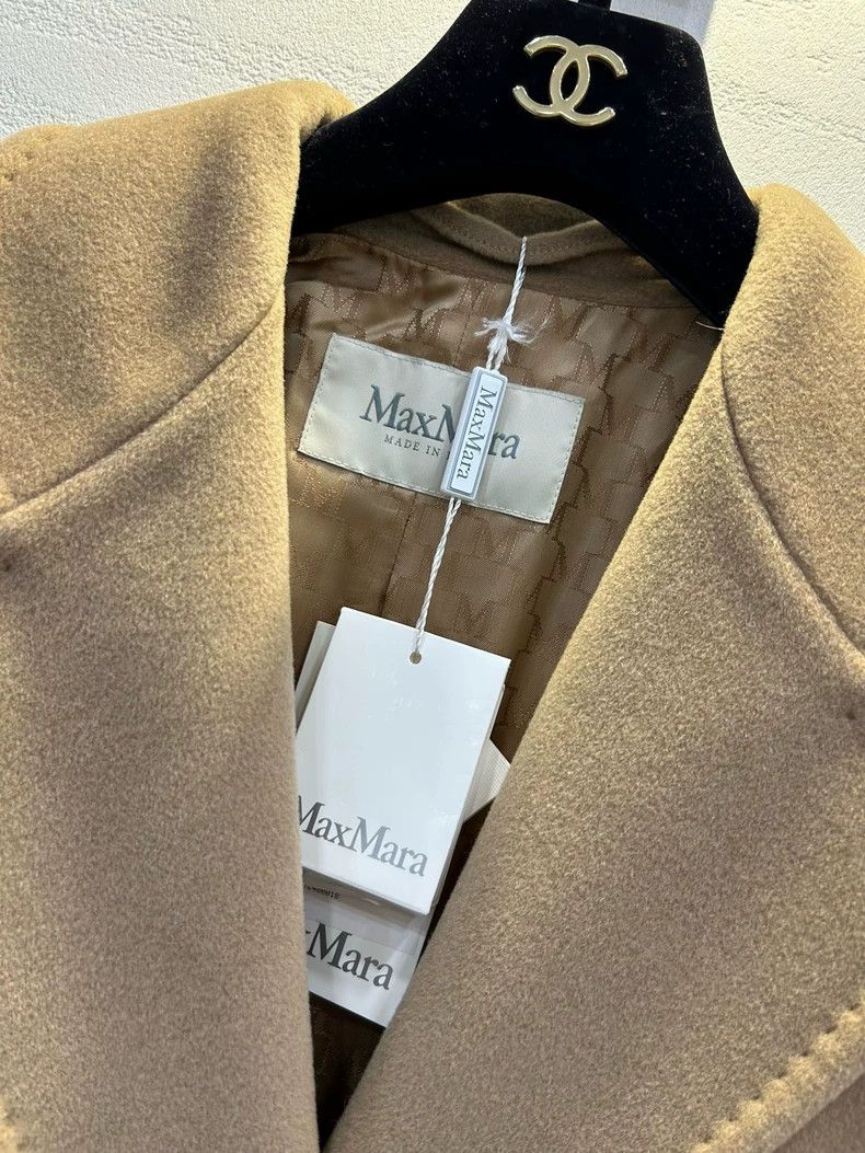 Max Mara Max Mara Camel 101801 Cashmere Coat Eternal Classic Size M / US 6-8 / IT 42-44 - 3 Thumbnail