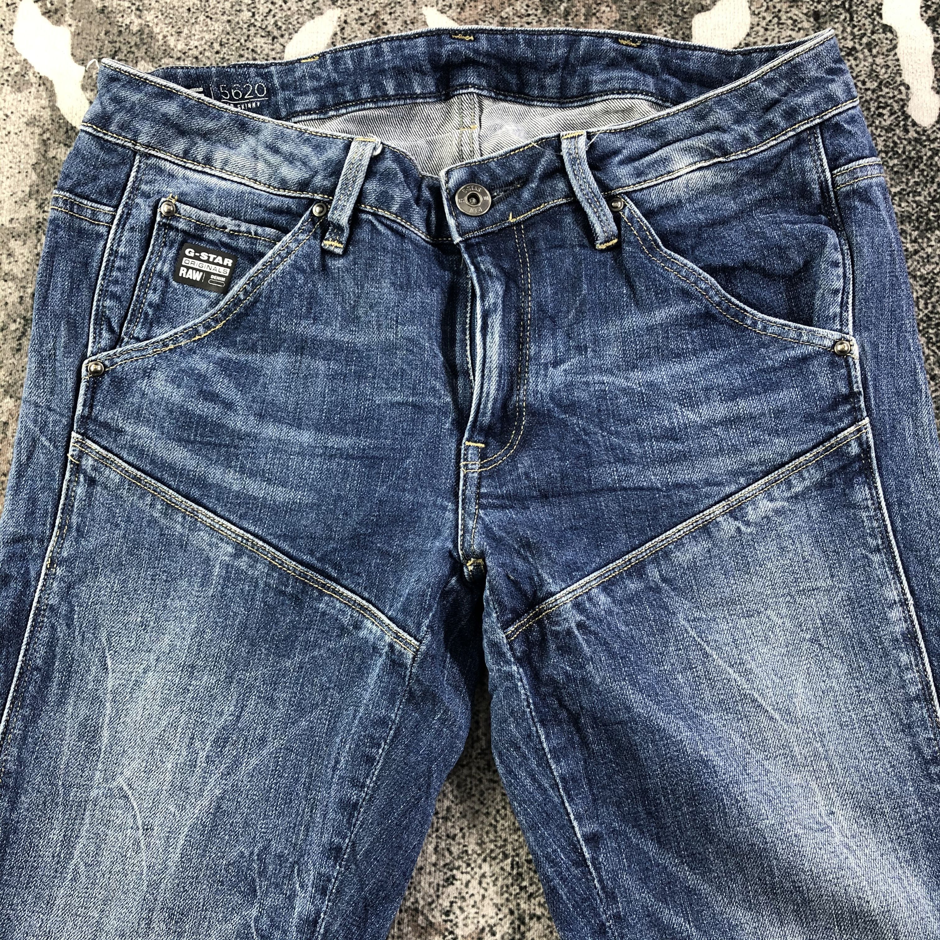 G-Star G Star Jeans Mid Skinny Denim KJ1493 Size US 27 - 3 Thumbnail