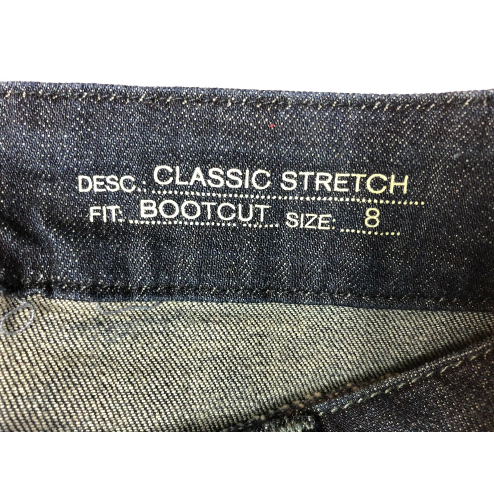 Liz Claiborne Liz Claiborne Classic Stretch Bootcut Jeans Womens 8 29x32 Blue Mid Rise Denim Regular Fit, Cotton, Blue Jeans Size 30" / US 8 / IT 44 - 5 Thumbnail