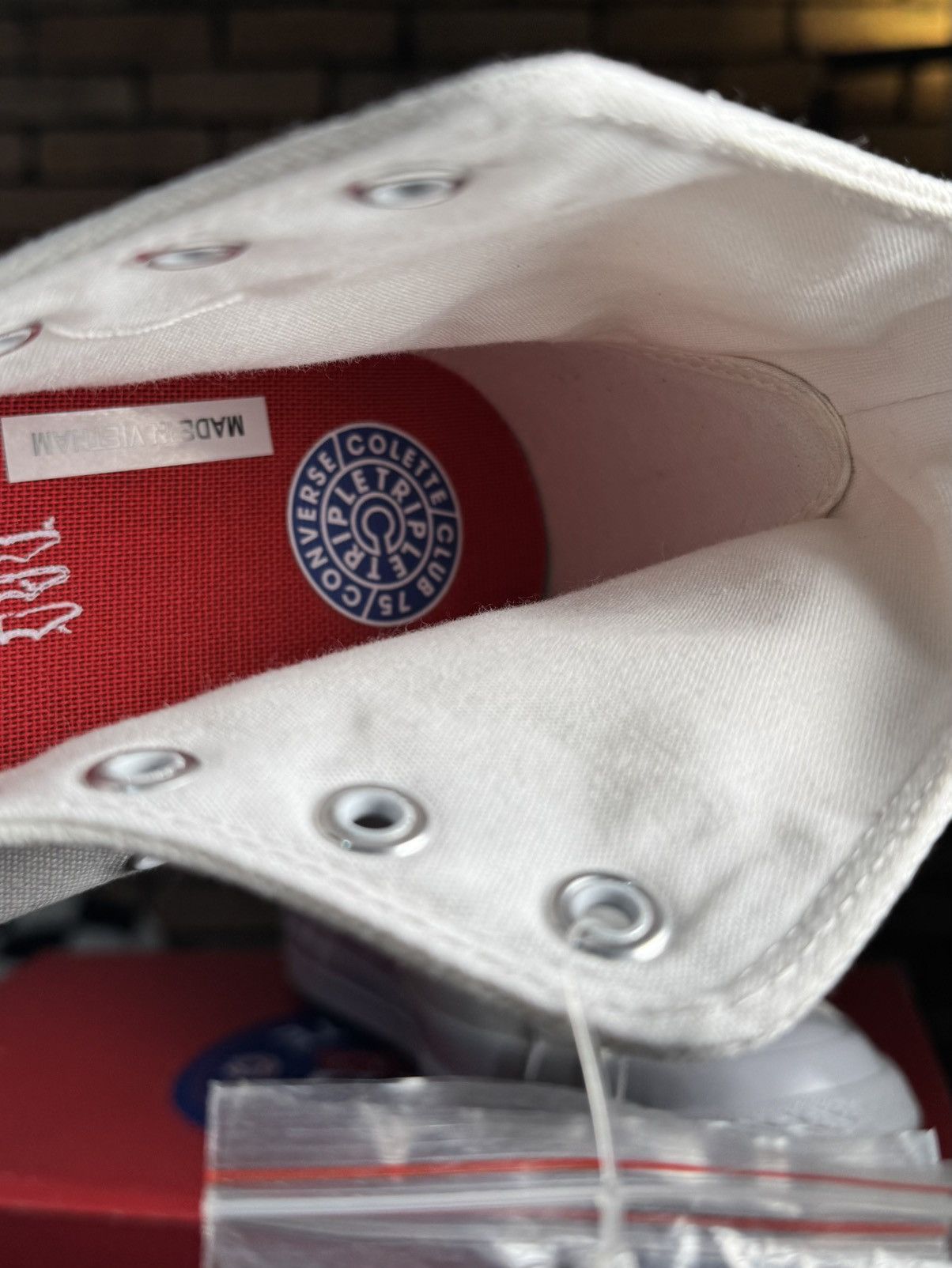 Colette CONVERSE X COLETTE PARIS CHUCK TAYLOR EDITION CLUB 75 Size US 11 / EU 44 - 7 Thumbnail