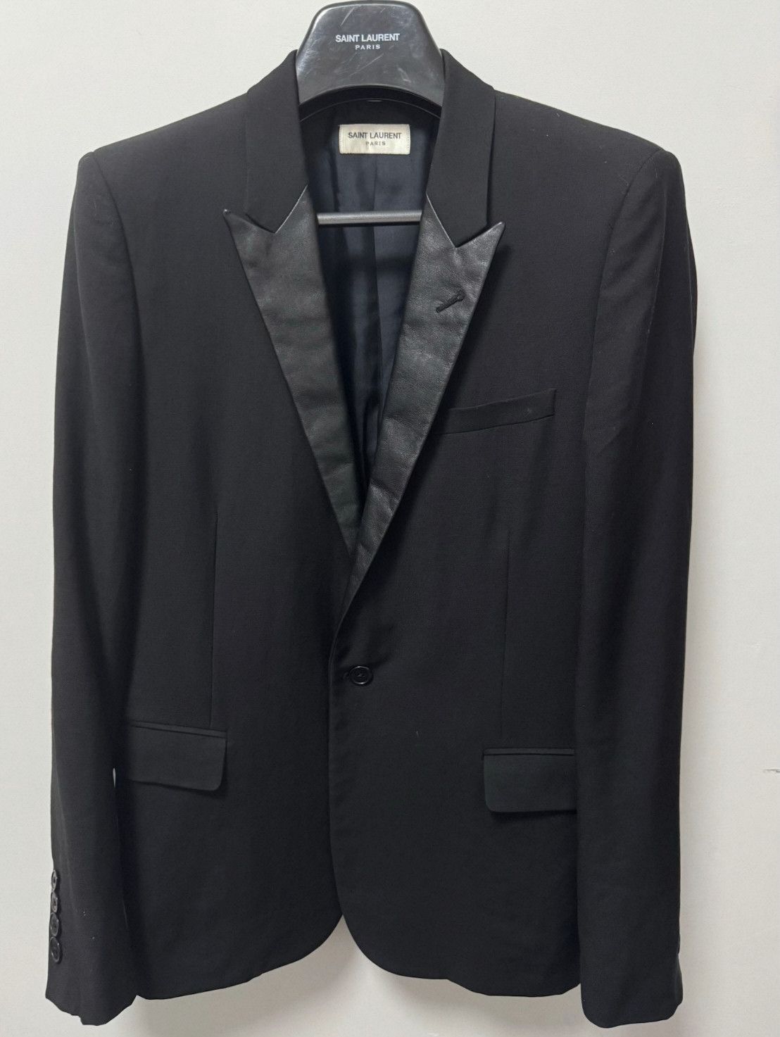 Saint Laurent Paris Saint Laurent Paris 14 Spring/Summer Sheepskin Sword Colla Size 52R - 1 Thumbnail