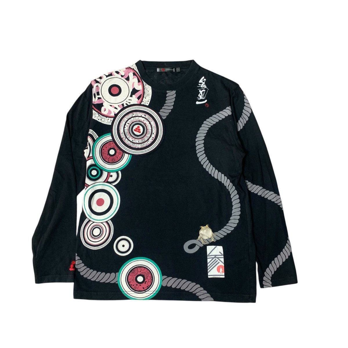 If Six Was Nine 2000s Japanese Graphic Long Sleeve Embroidery Vkeii Size US L / EU 52-54 / 3 - 3 Thumbnail