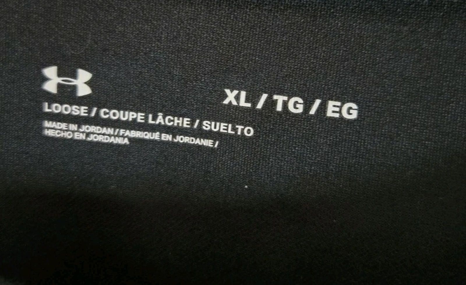Under Armour Under Armour Shirt Mens XL Black Long Sleeve Top Logo Size US XL / EU 56 / 4 - 8 Thumbnail