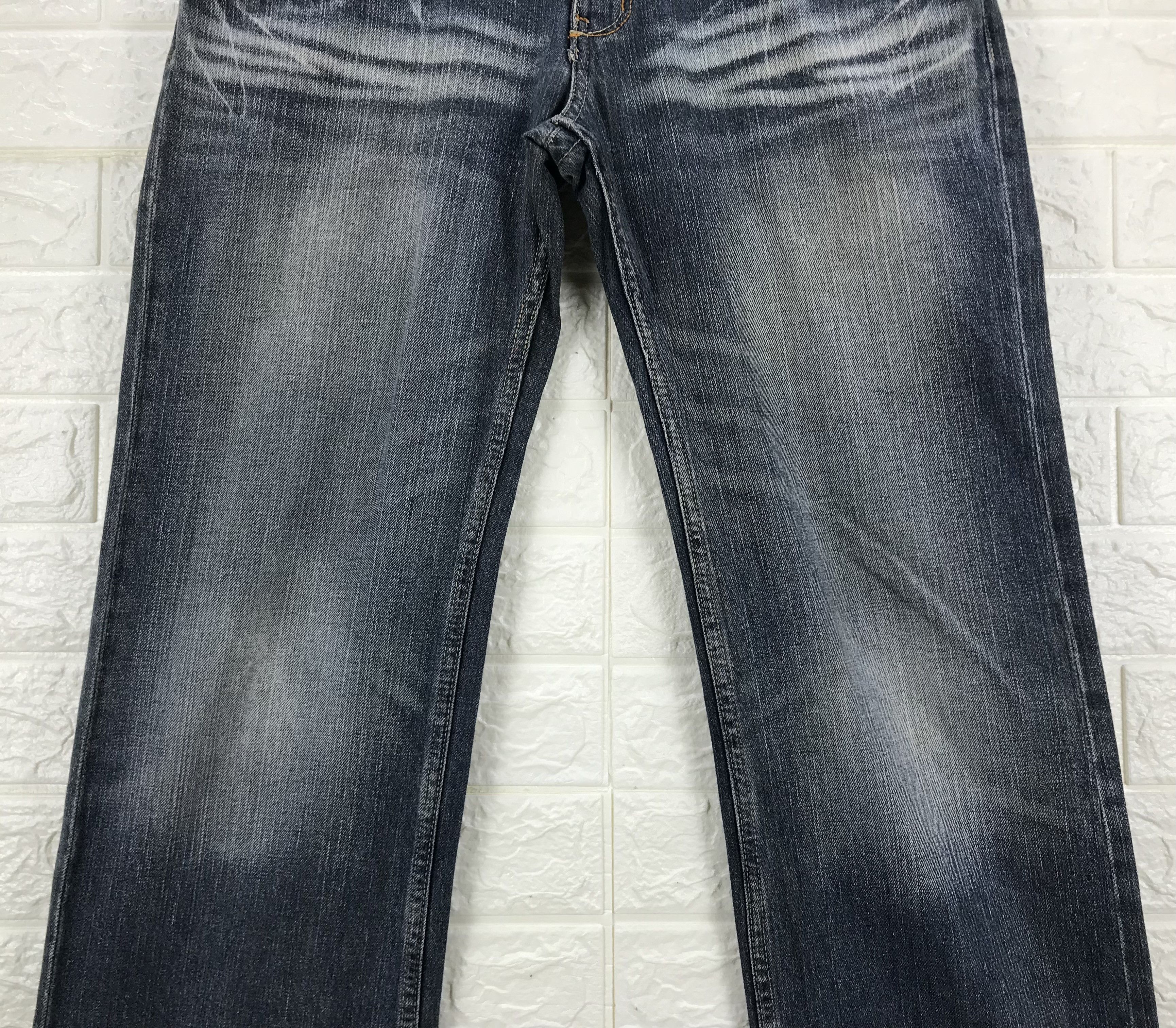 Japanese Brand Vintage Root Three Buckle Back Flare Jeans Size US 32 / EU 48 - 7 Thumbnail