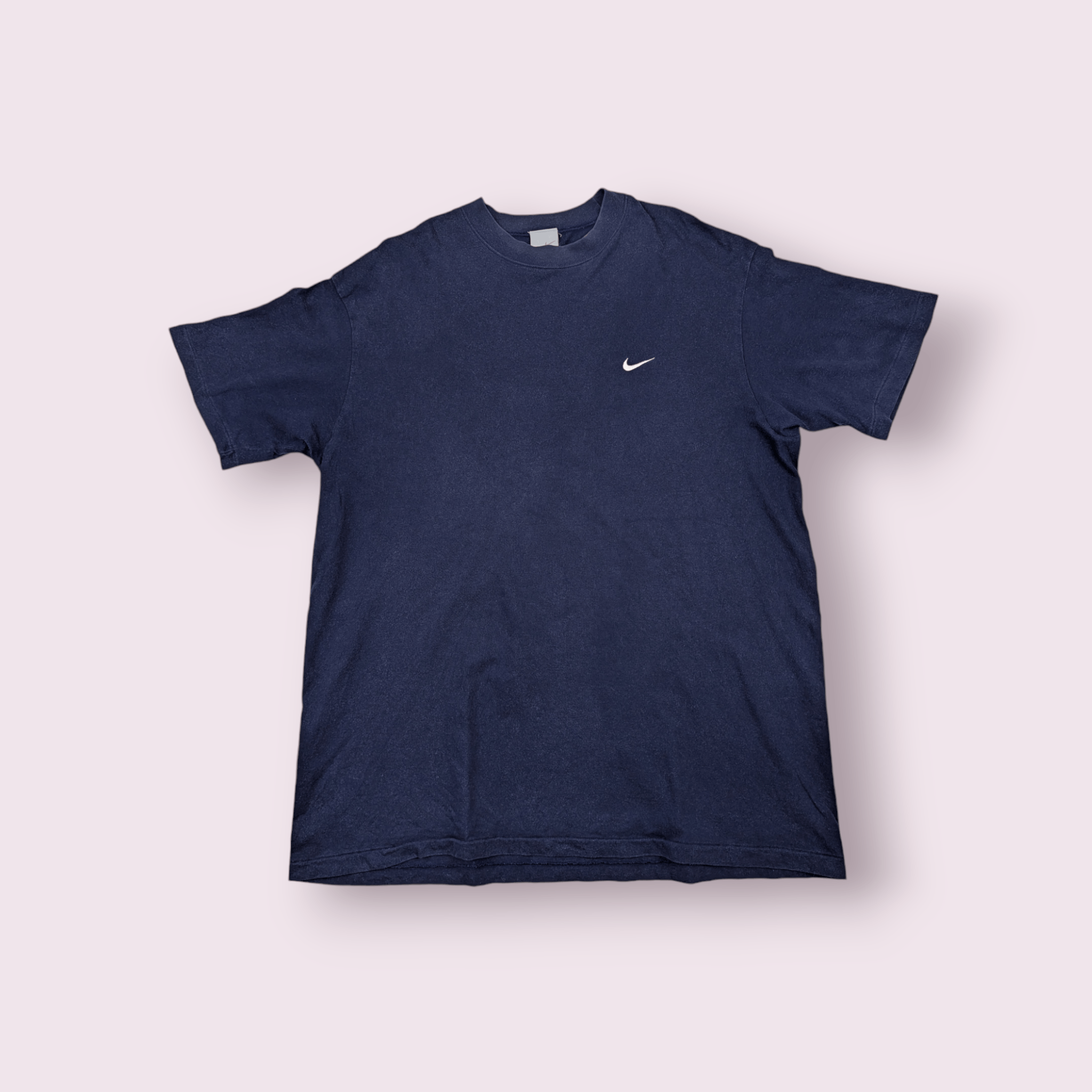 Nike Vintage 90's NIKE Small Swoosh Logo T-Shirt Single Stitches Size US XL / EU 56 / 4 - 1 Thumbnail