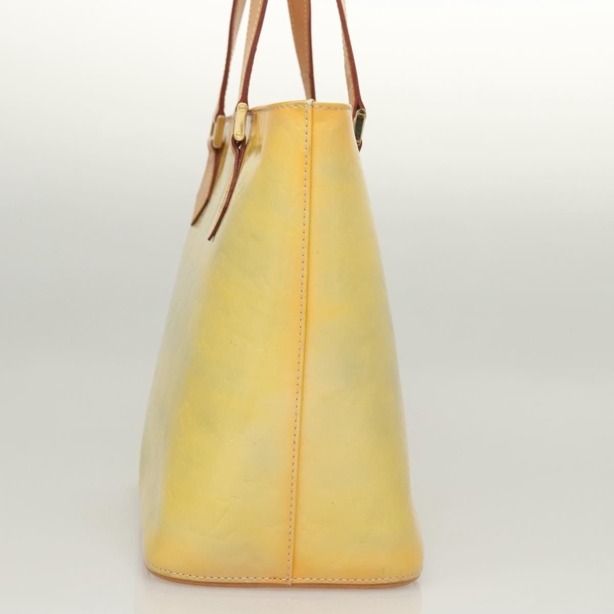 Louis Vuitton LOUIS VUITTON Monogram Vernis Houston Hand Bag Gris M91053 Size ONE SIZE - 3 Thumbnail