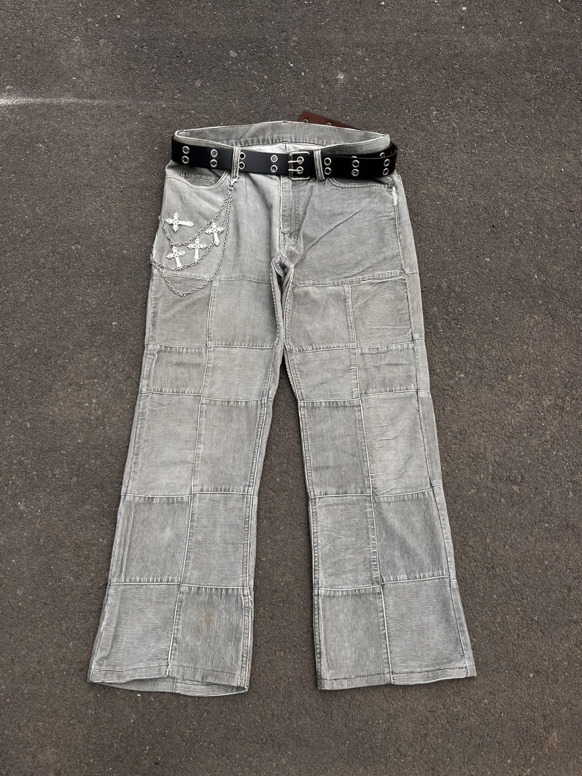 Japanese Brand Rupret The Difference Patch Work Corduroy Pants Size US 30 / EU 46 - 1 Thumbnail