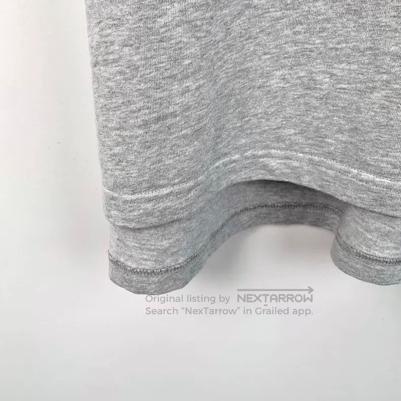 Balenciaga Balenciaga Grey Logo Letter Embroidered Cotton Round Neck Size US L / EU 52-54 / 3 - 4 Thumbnail