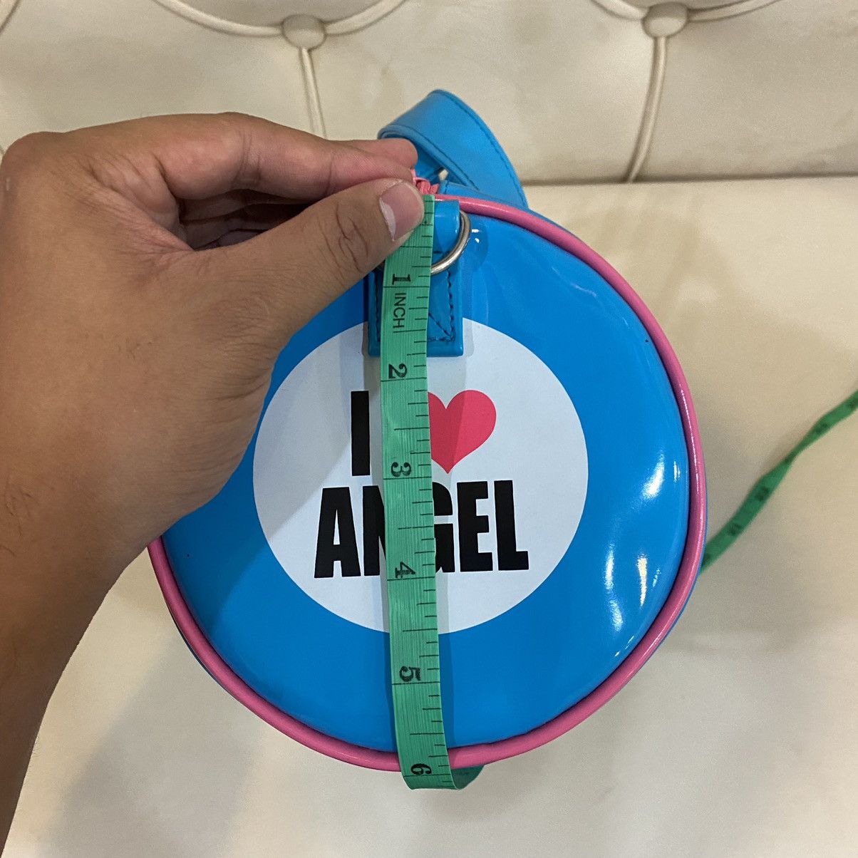 Angel Blue × Japanese Brand 2000s Angel Blue - I ❤️ Angel Handbag Size ONE SIZE - 6 Thumbnail