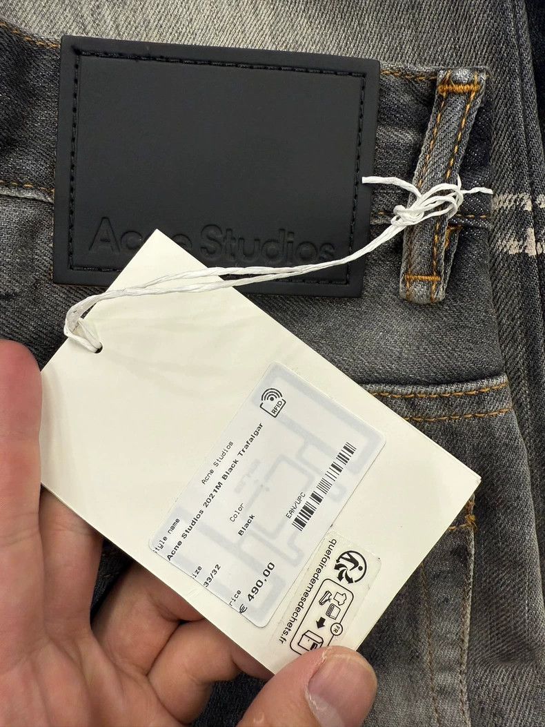 Acne Studios acne studios Painted wide-leg baggy jeans 2503-Nextarrow Size US 32 / EU 48 - 5 Thumbnail