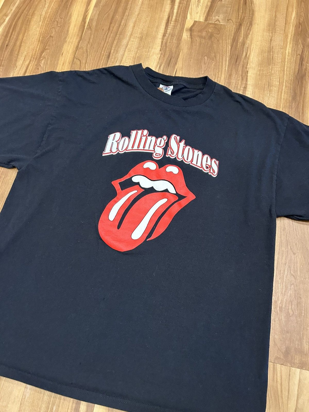 Vintage Rolling Tones "Sex, Drugs & Rock-N-Roll" band tee Size US XL / EU 56 / 4 - 3 Thumbnail