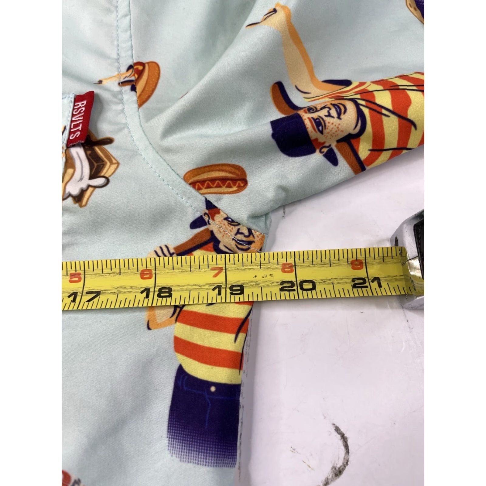 Greats RSVLTS The Roosevelts The Great Hambino Sandlot Button Up Shirt Blue Men’s Small Shirt Men Blue S Short Sleeve Button-Up Size US S / EU 44-46 / 1 - 6 Thumbnail