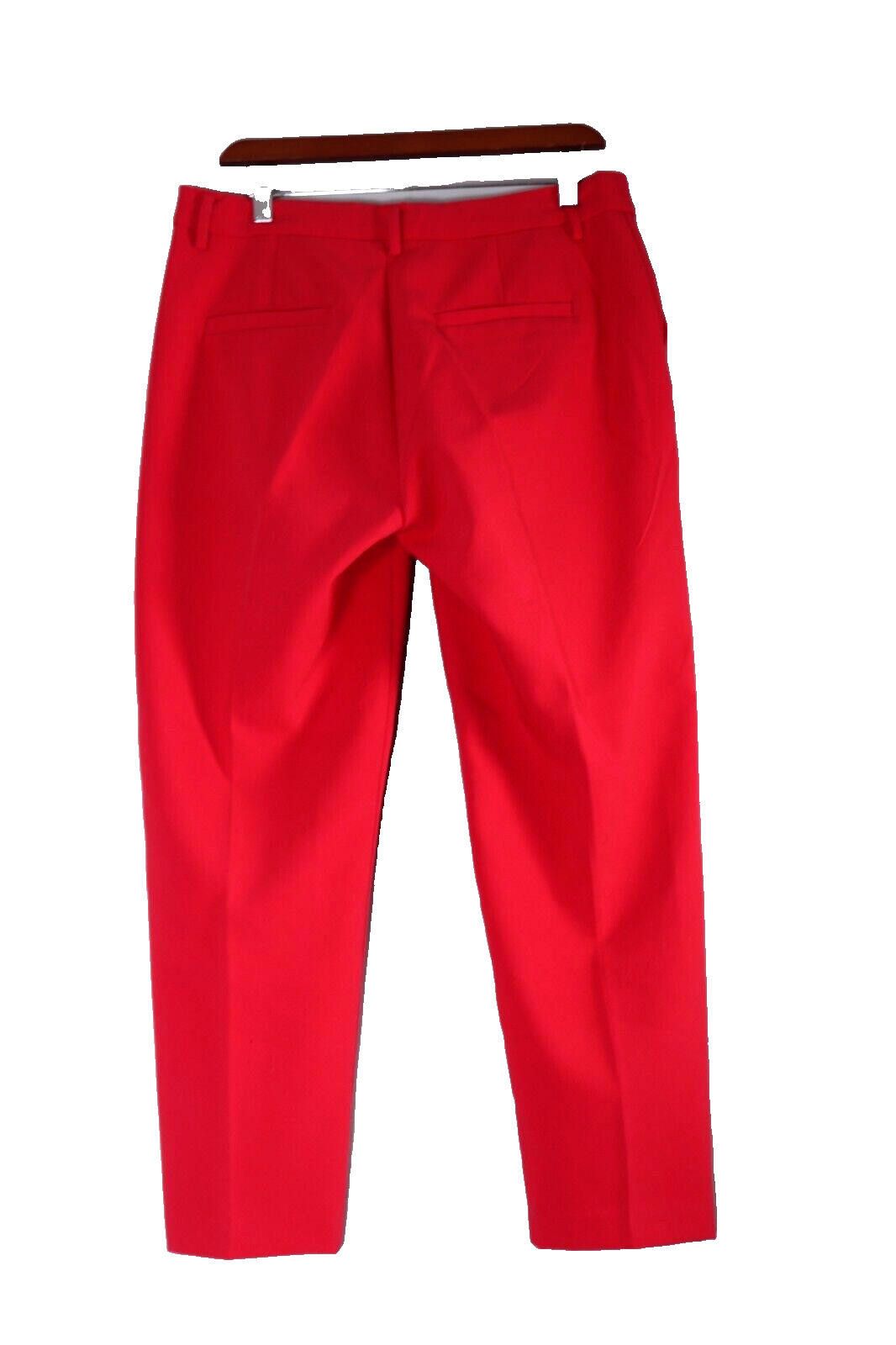 Designer Part Two EU38 US8 Red Clea Pants Mid Rise Crop Trousers Size 30" / US 8 / IT 44 - 9 Thumbnail