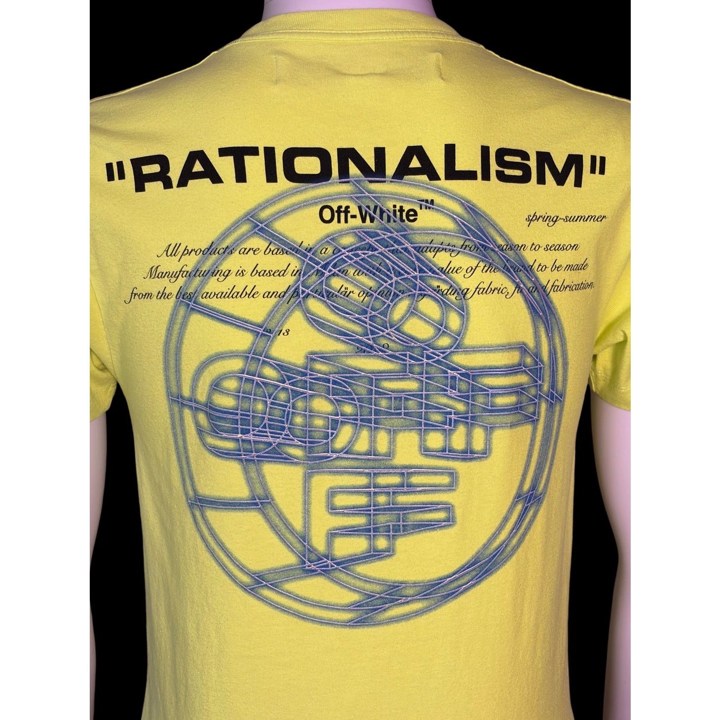 Off-White SS20 Off-White Virgil Abloh 3D Crossed Off Rationalism Shirt Size US XS / EU 42 / 0 - 13 Thumbnail