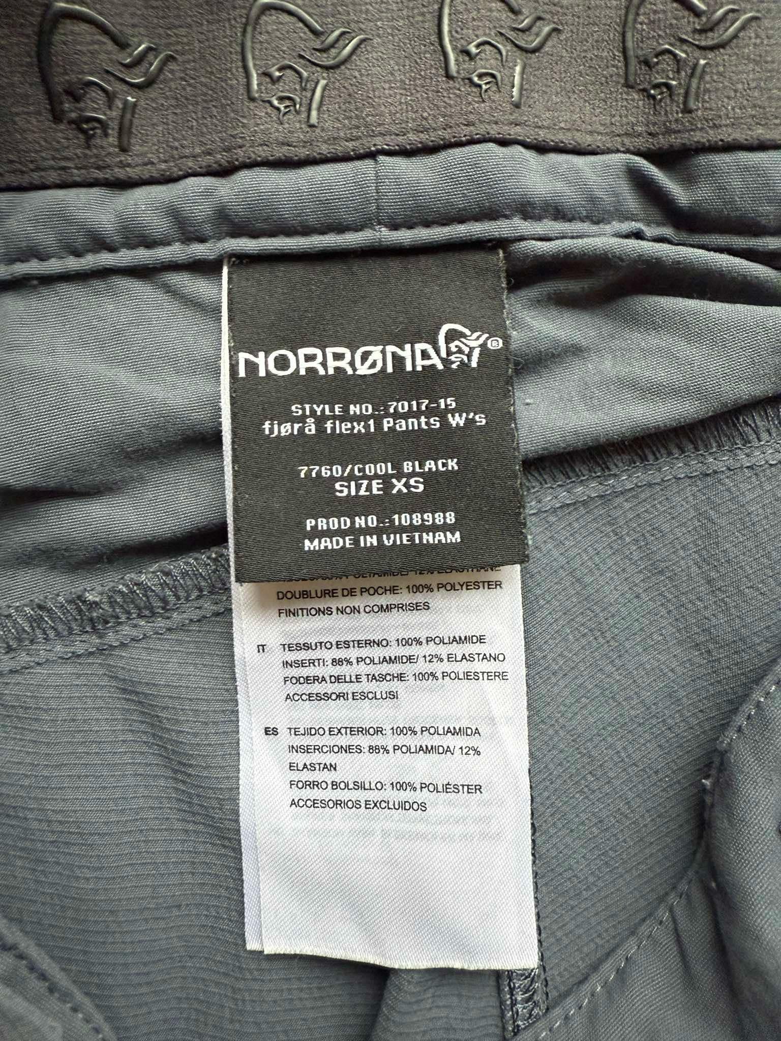 Norrona Women Norrona Fjora Flex1 Blue Hiking Pants Viking Head Size 28" / US 6 / IT 42 - 8 Thumbnail