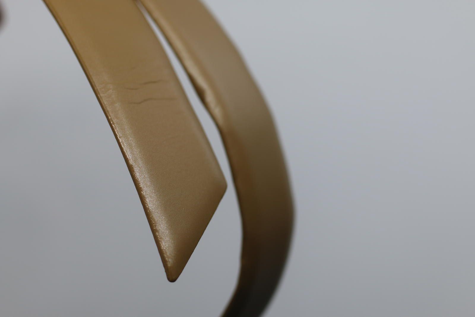 Other Kenneth Cole Genuine Leather Belt Tan Gold Buckle Large Men Size ONE SIZE - 4 Thumbnail