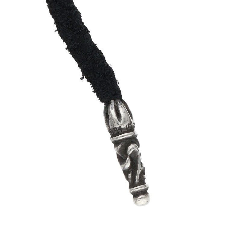 Chrome Hearts Chrome Hearts Leather Braid Silver Necklace Size ONE SIZE - 4 Thumbnail