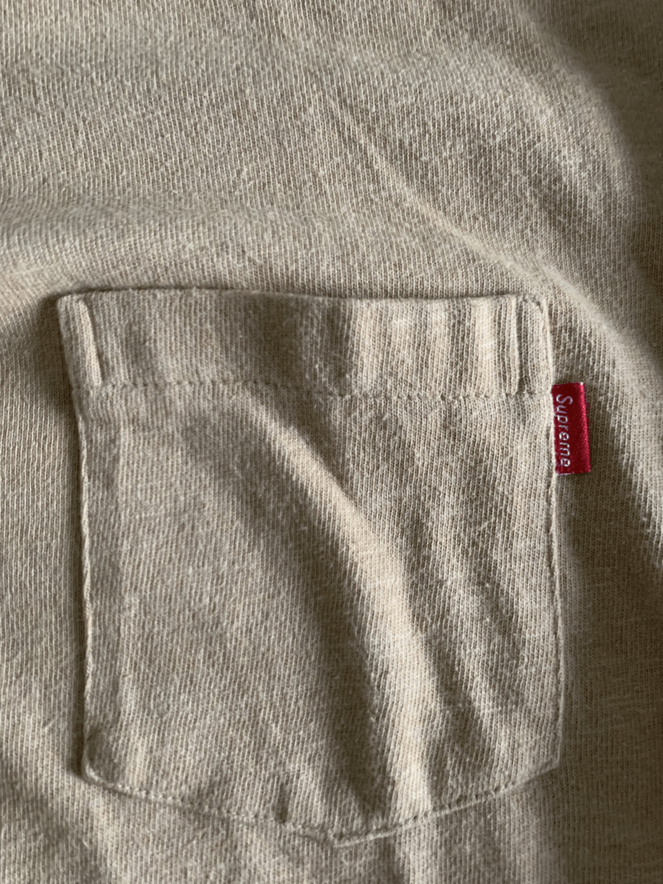 Supreme Supreme L/S Tee Khaki Size US L / EU 52-54 / 3 - 6 Thumbnail