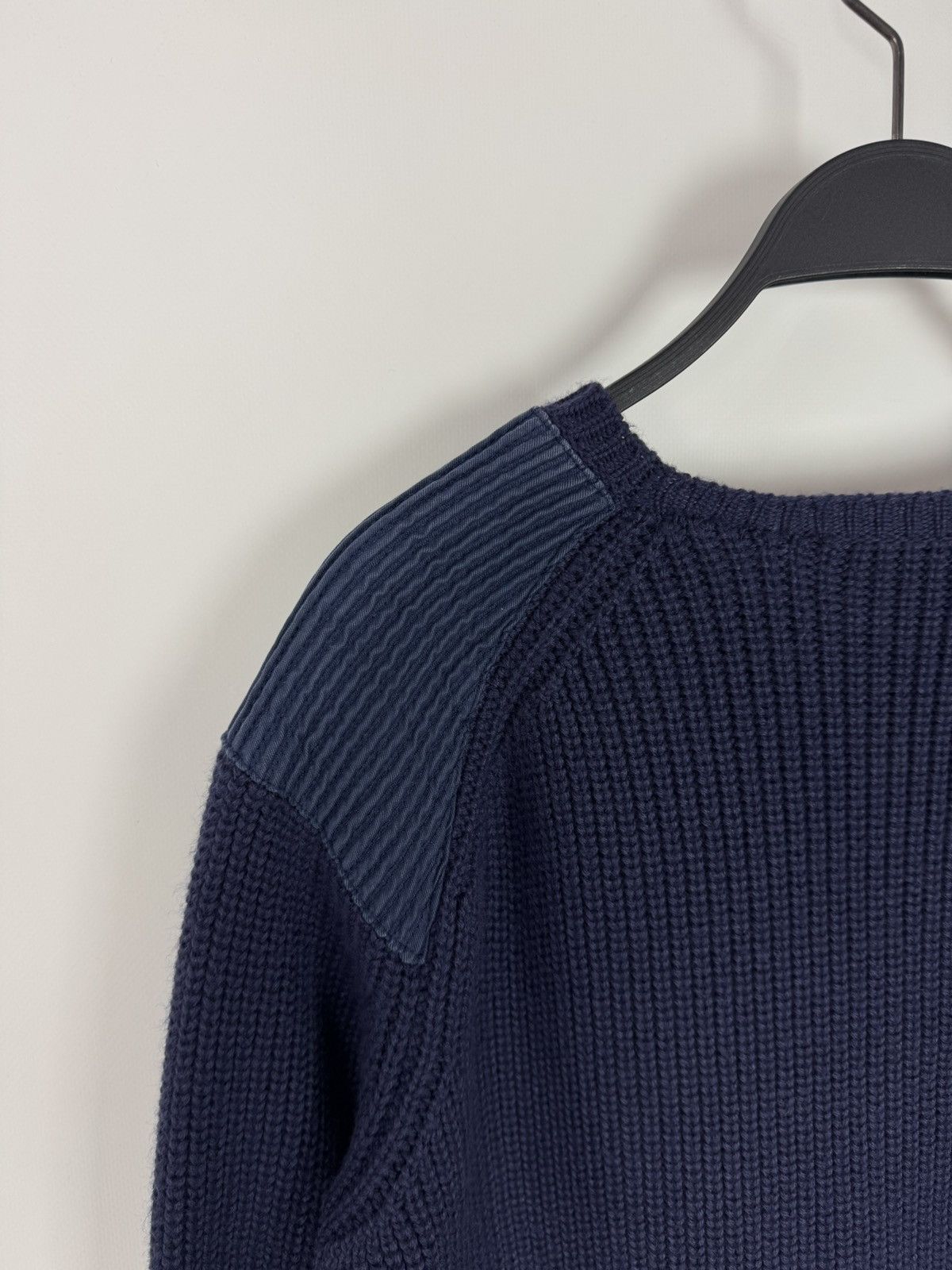 Pierre Balmain Pierre Balmain Wool Blend Knit Navy Sweater Size US L / EU 52-54 / 3 - 12 Thumbnail