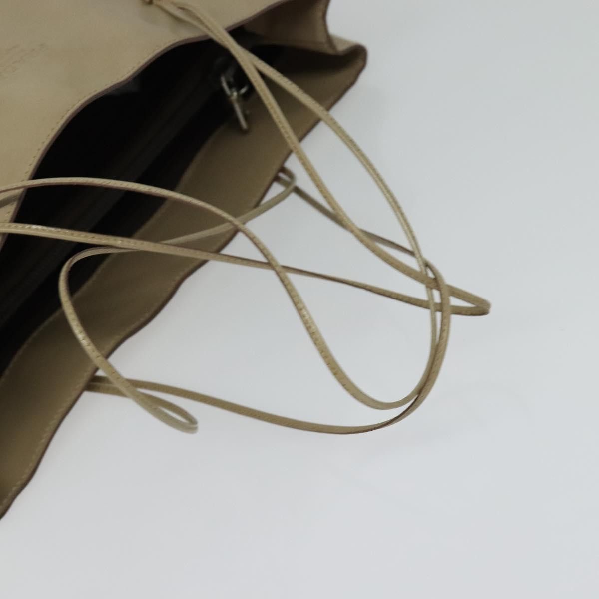 Prada PRADA Hand Bag Patent Leather Beige Size ONE SIZE - 7 Thumbnail