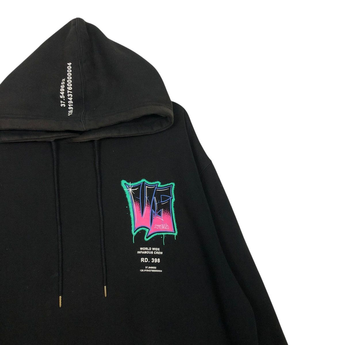 Hysteric Glamour 🔥HOODIE PULL OVER STIGMA VATOS SOCIETY PUNK DESIGN BIG LOGO Size US XL / EU 56 / 4 - 8 Thumbnail