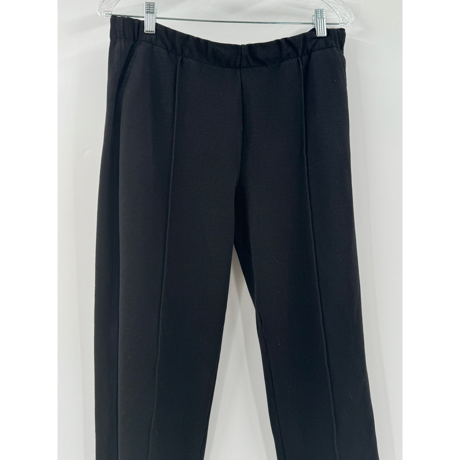 Everlane Everlane Slow Fashion Black Corp Pants Large Pleated Comfy Size 32" / US 10 / IT 46 - 3 Thumbnail