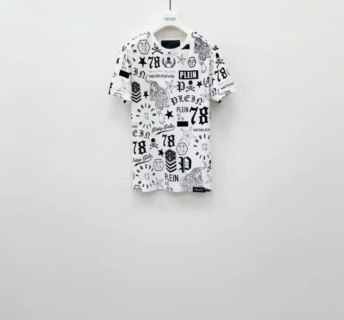 Philipp Plein PHILIPP PLEIN 100% Cotton Short Sleeve T-shirt J30 Size US L / EU 52-54 / 3 - 1 Thumbnail