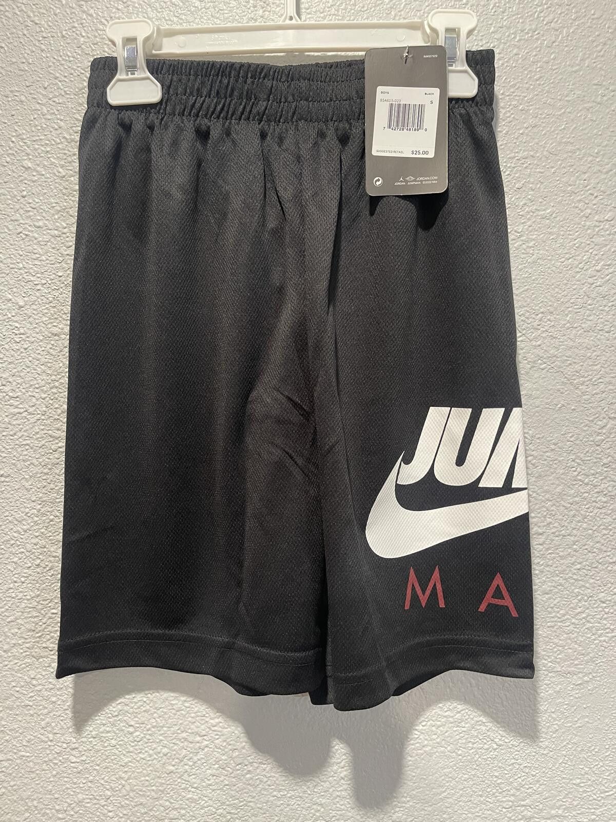 Jordan Brand Jordan Boys' Black Athletic Shorts Size Small Size ONE SIZE - 1 Thumbnail