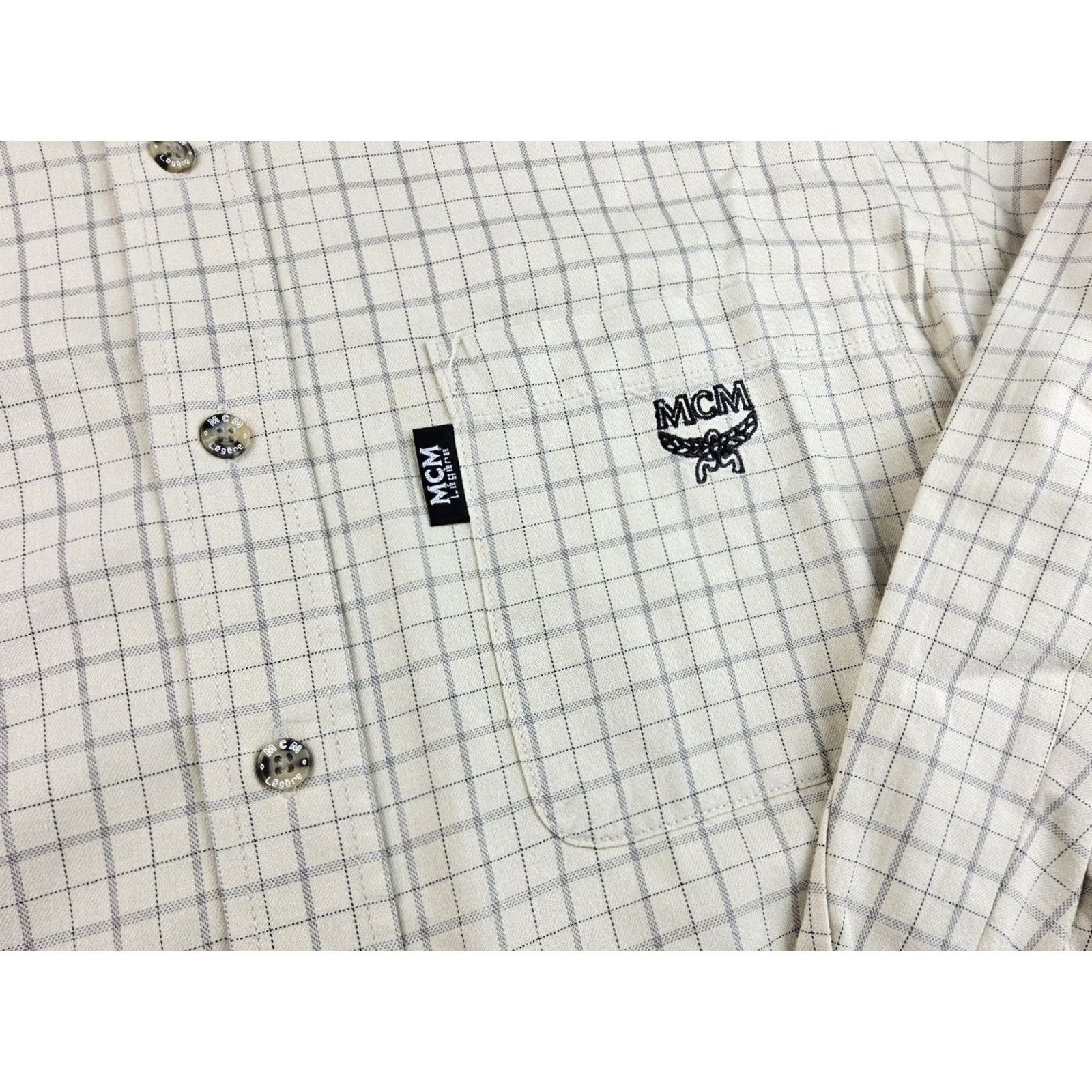 MCM MCM Shirt Men's Long Sleeve Button-Up Size M Multicolor Size US M / EU 48-50 / 2 - 4 Thumbnail