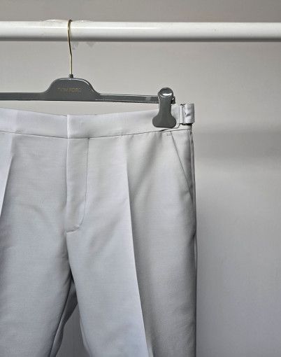 Tom Ford o1sm1stk0824 Organza Riverstwill Pant in Sky Grey Size US 34 / EU 50 - 2 Thumbnail