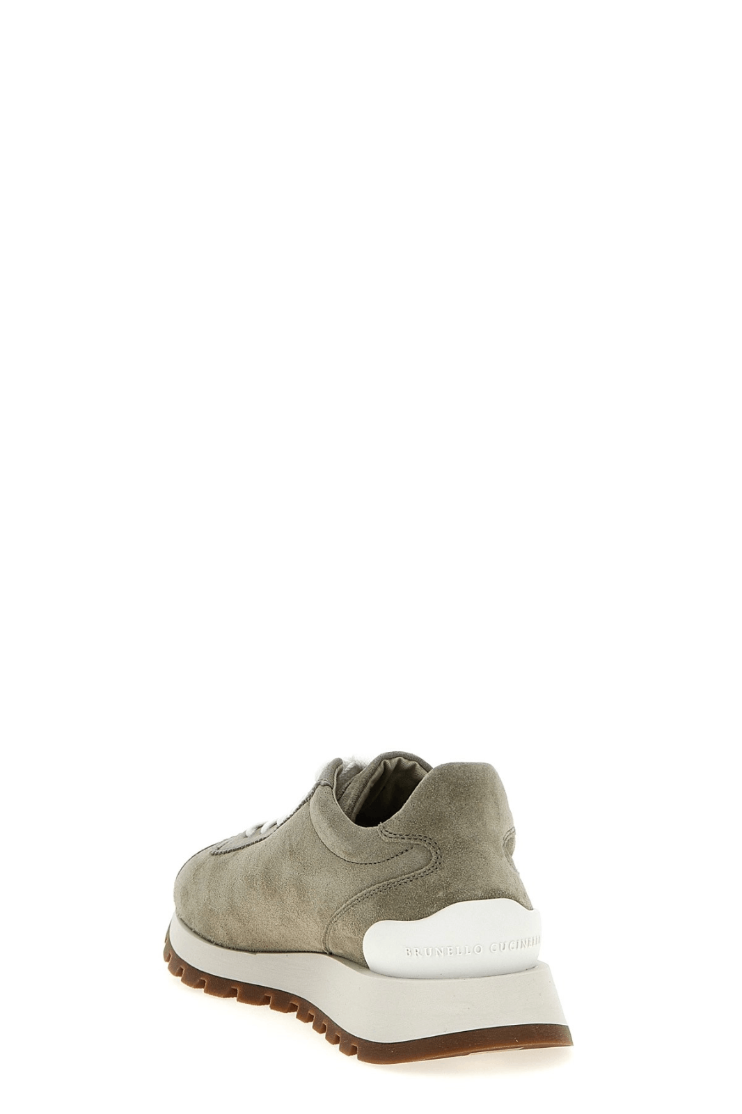 Brunello Cucinelli BRUNELLO CUCINELLI Gray Suede Sneakers New & Authentic Size US 8 / IT 38 - 3 Thumbnail