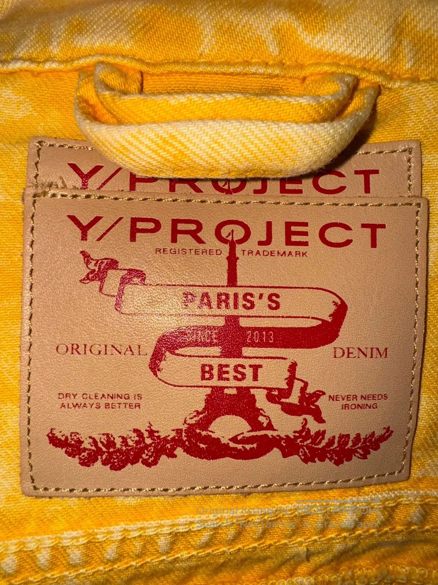 Y/Project Y/PROJECT SS20 Golden Denim Jacket. Size US S / EU 44-46 / 1 - 5 Thumbnail