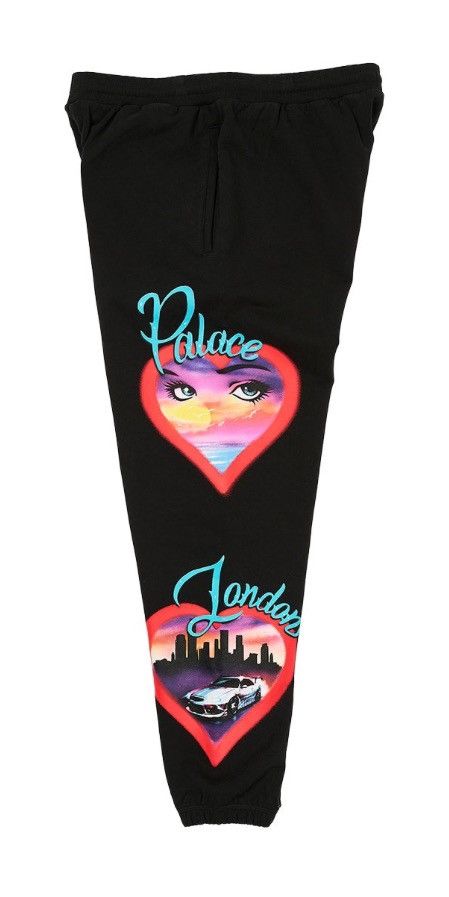 Palace Palace Forever Joggers Black Size Large Logo Sweatpants Size US 34 / EU 50 - 4 Thumbnail