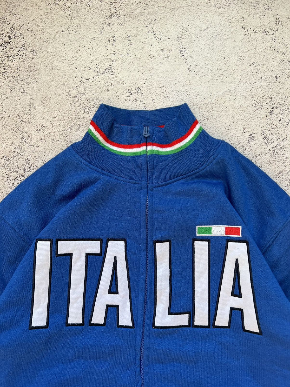 Streetwear × Vintage Y2K ITALIA BIG LOGO TRACK JACKET LIKE