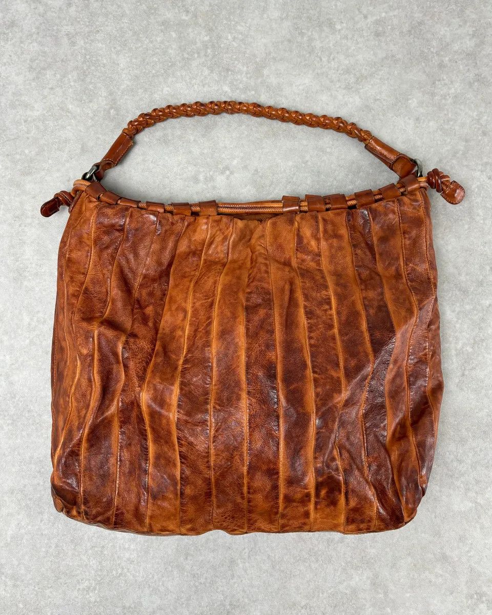 Giorgio Brato Giorgio Brato Brown Eroded Leather Bag Size ONE SIZE - 3 Thumbnail