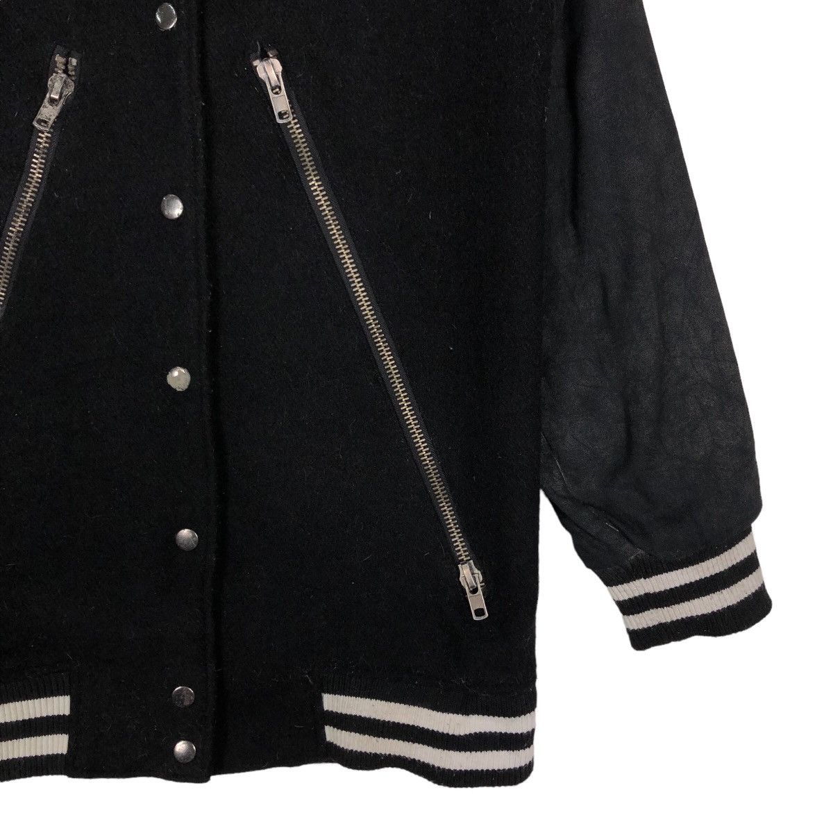 Japanese Brand 🔥Vtg Varsity Jacket Bomber Glad News Skeleton Big Logo Size US M / EU 48-50 / 2 - 6 Thumbnail
