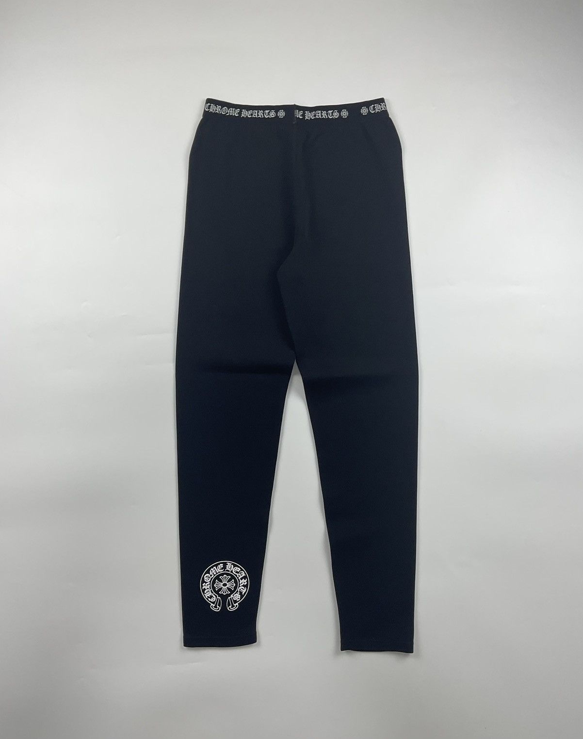 image of Chrome Hearts Leggings in Black, Women's (Size 24)