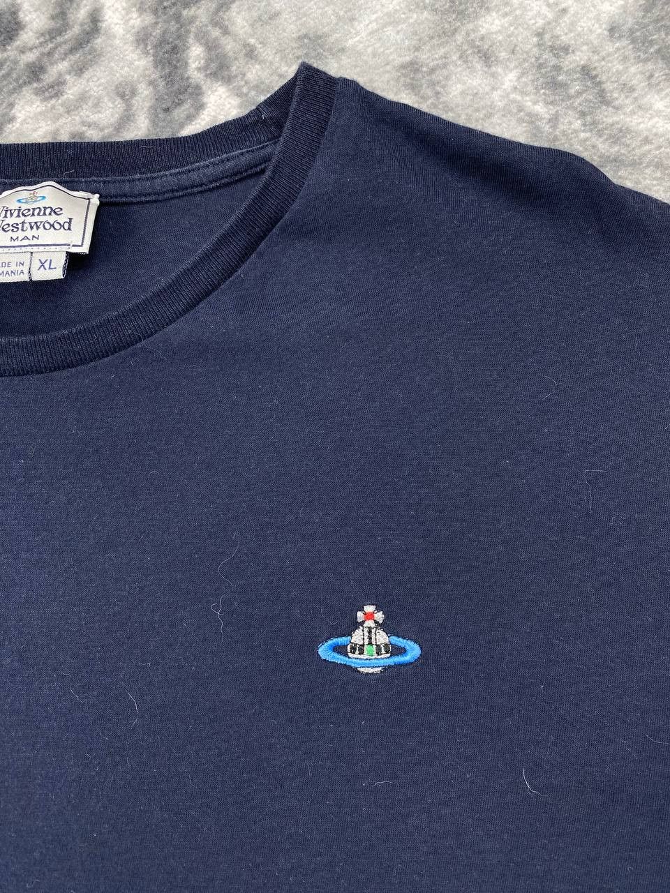Vivienne Westwood Vintage Vivienne Westwood Logo Orb T Shirt Men Size XL Blue Size US XL / EU 56 / 4 - 2 Thumbnail