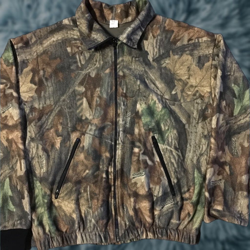 Realtree Vtg 80s 90s Realtree Advantage Camo Bomber Jacket XL USA Hunting Army Military Grunge Size US XL / EU 56 / 4 - 1 Thumbnail