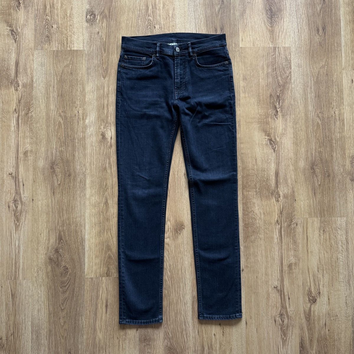 Acne Studios Acne Studios Blue Black North Jeans Size US 29 - 3 Thumbnail